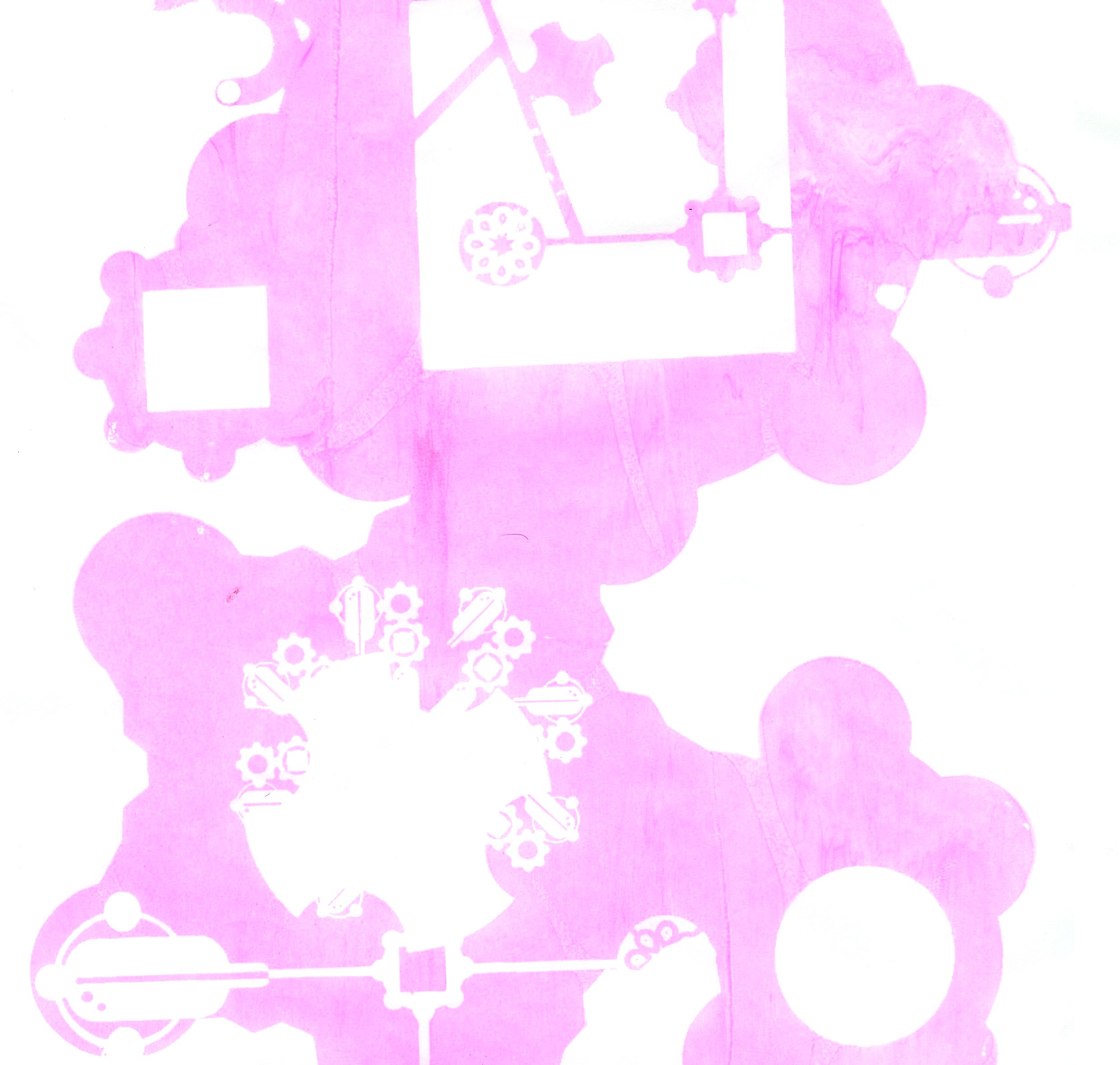 Wallpaper design — mechanical ornament
